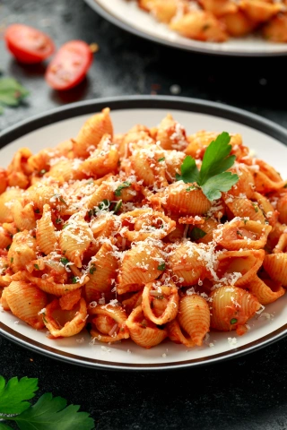 Ракушки по-флотски фото